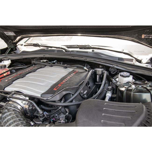 Corsa Performance CC0007 CORSA Performance 3 oz. aluminum oil catch can with mounting bracket