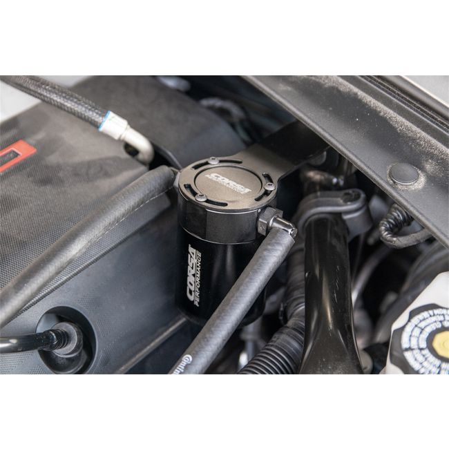 Corsa Performance CC0007 CORSA Performance 3 oz. aluminum oil catch can with mounting bracket