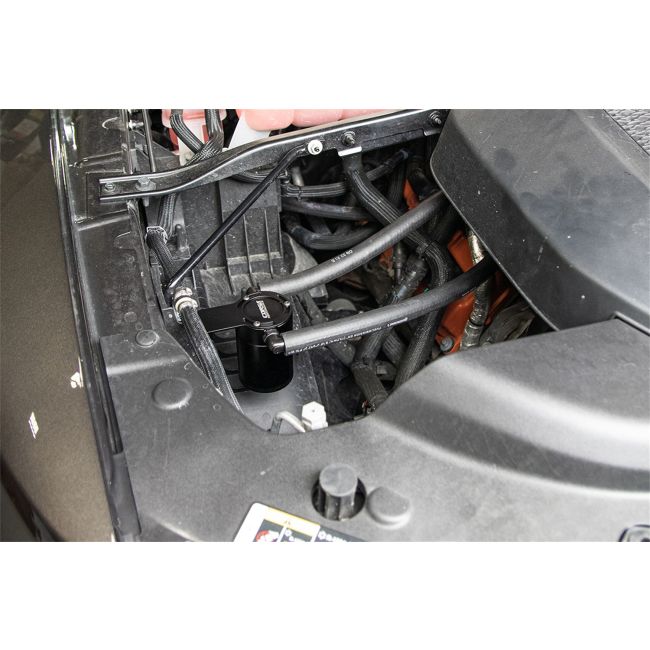 Corsa Performance CC0008 CORSA Performance 3 oz. aluminum oil catch can with mounting bracket