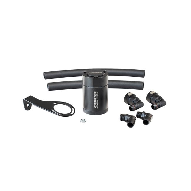 Corsa Performance CC0012 CORSA Performance 3 oz. aluminum oil catch can with mounting bracket