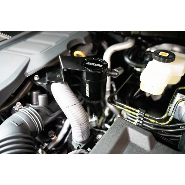 Corsa Performance CC0020 CORSA Performance 3 oz. aluminum oil catch can with mounting bracket