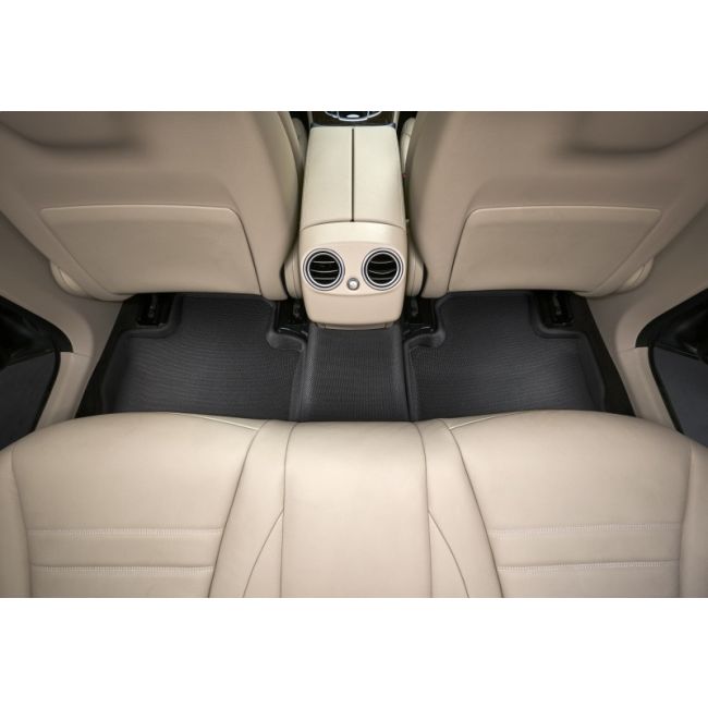 3D MAXpider 2005-2014 Ford Mustang Kagu 2nd Row Floormats - Black