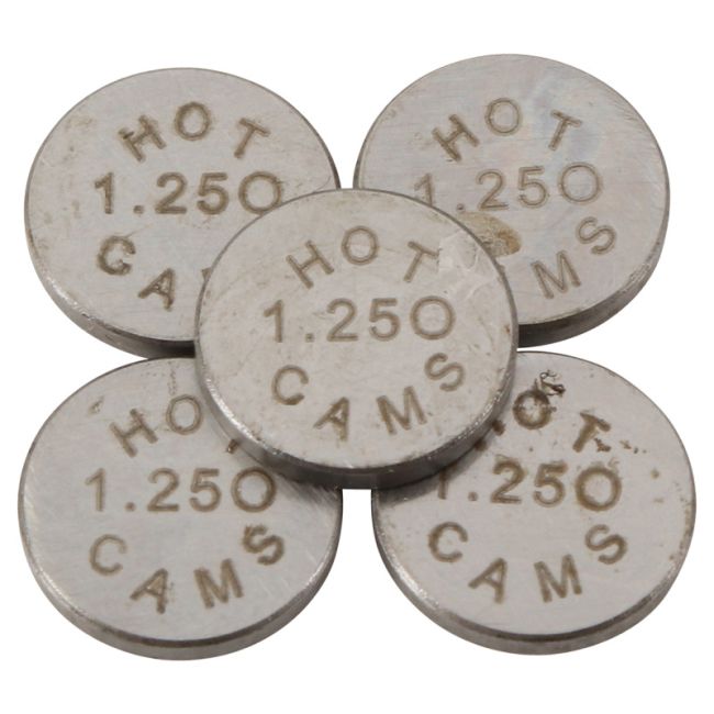 Hot Cams 5PK948125 04-08 400 DVX/02-16 CRF 450 R Shim Kits 1.250mm Thickness - 5 Pack