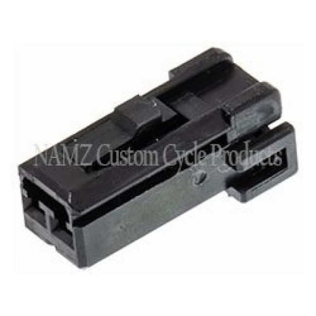 NAMZ NA-174463-2 AMP Multilock 2-Position Female Wire Plug Housing (HD 73152-96BK)