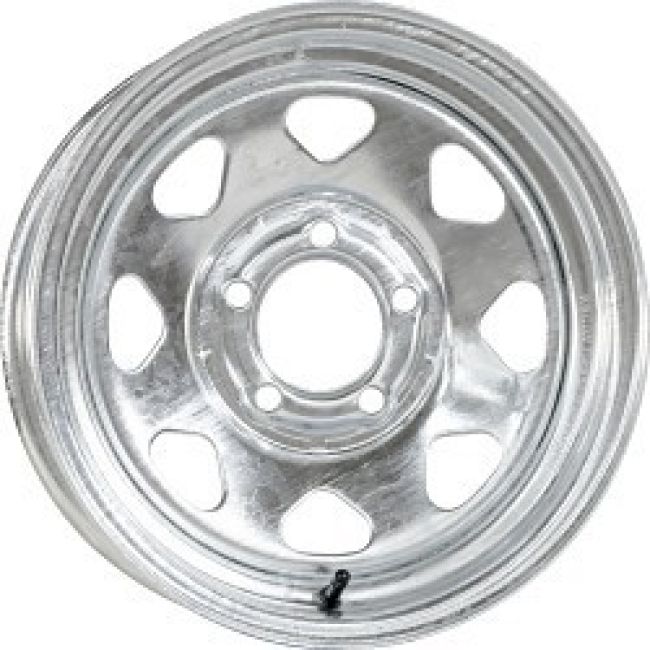 PACER 28Ga Galvanized Spoke Trailer Wheel 14X5.5 5X4.50 81.03 +00