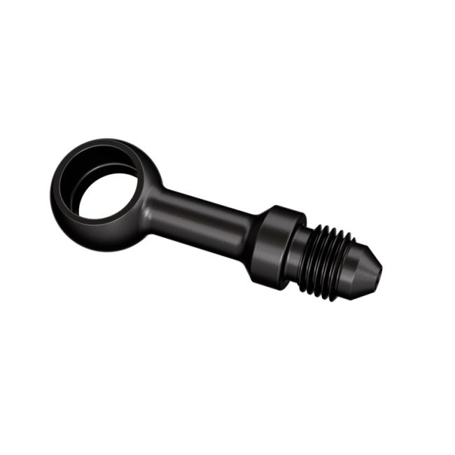 Goodridge P592-03-04ZBK Straight Banjo Adaptor for 7/16 Bolt