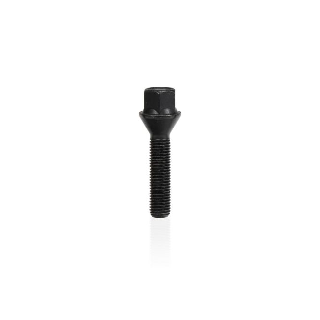 Eibach Wheel Bolt M12 x 1.5 x 43mm x 17mm Hex Taper-Seat - Black Finish