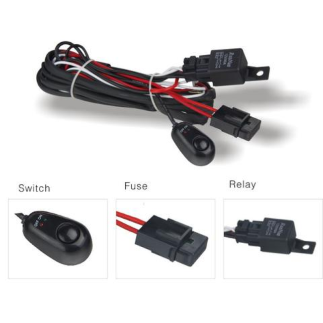 DV8 Offroad Wiring Harness w/ Relay & Switch