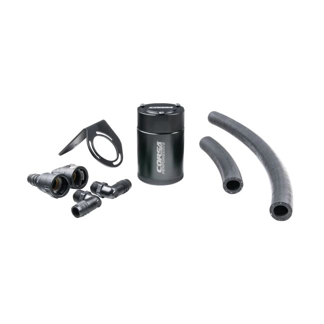 Corsa Performance CC0003 CORSA Performance 3 oz. aluminum oil catch can with mounting bracket