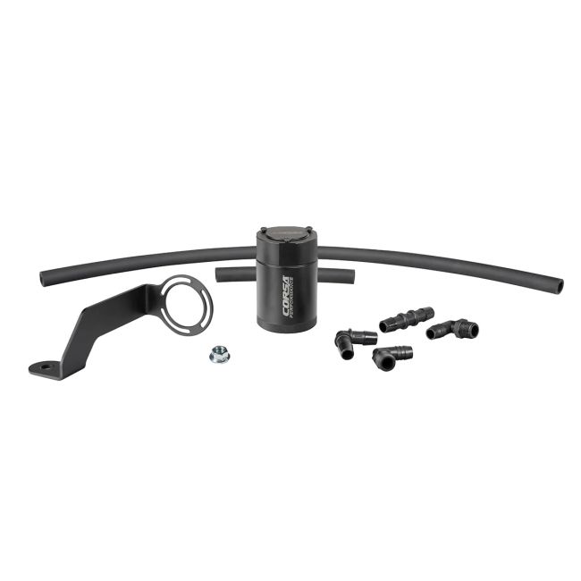 Corsa Performance CC0013 CORSA Performance 3 oz. aluminum oil catch can with mounting bracket