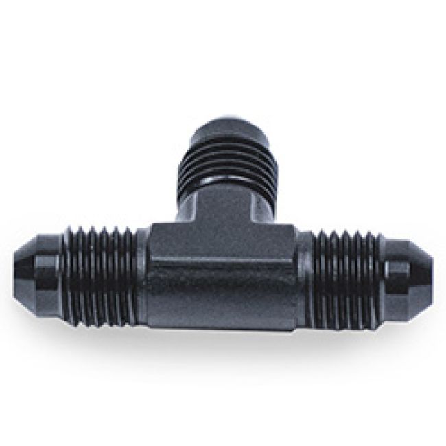 Snow Performance SNO-806-BRD 4AN T Water Methanol Fitting (BLACK)