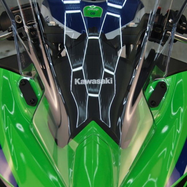 New Rage Cycles N500-MBO 24+ Kawasaki 500 Ninja Block Off Plates