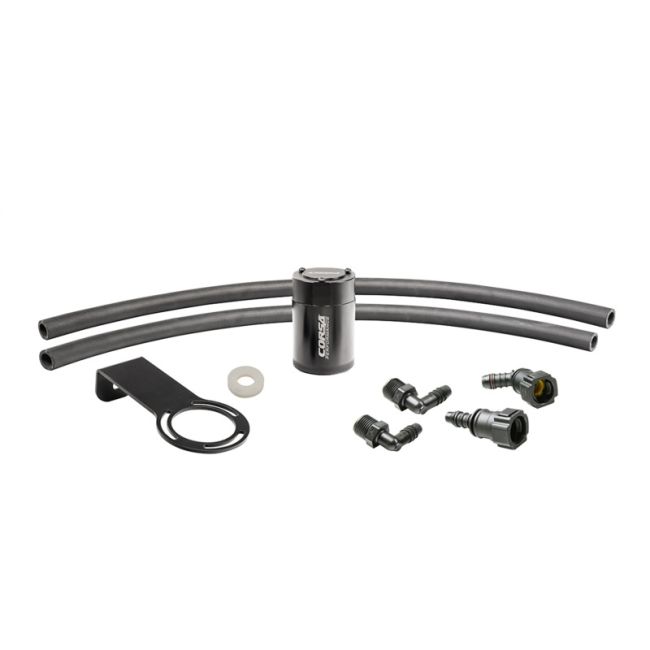 Corsa Performance CC0007 CORSA Performance 3 oz. aluminum oil catch can with mounting bracket