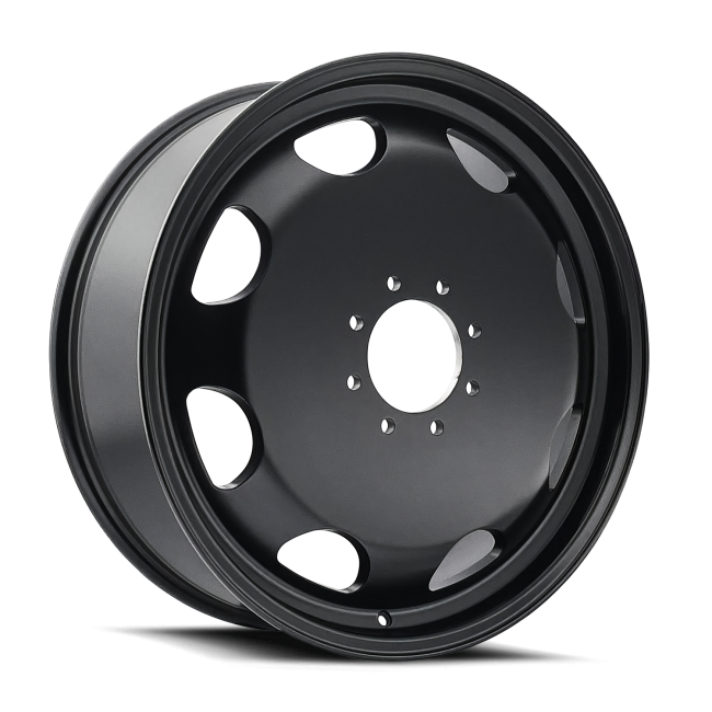 Dually Wheels Summit Dually 9110D MB 20x8.25 Matte Black 8 On 210 Bolt Pattern 115 Offset Cali Offroad Wheels