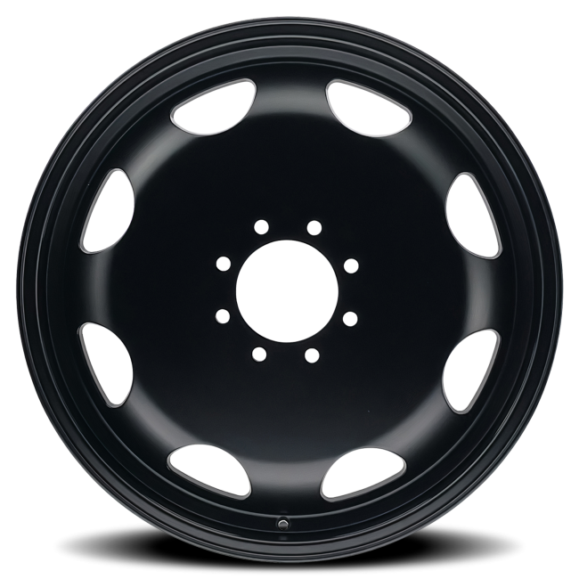 Dually Wheels Summit Dually 9110D MB 20x8.25 Matte Black 8 On 165.1 Bolt Pattern 100 Offset 121.3 Bore Cali Offroad Wheels
