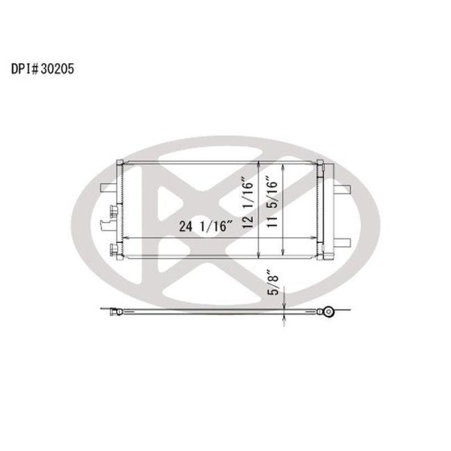 KOYORAD CD421392 Koyorad A/C Condenser CD421392