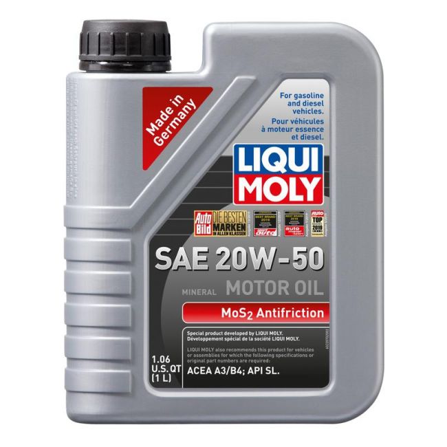LIQUI MOLY 22070 MoS2 Antifriction Motoroil SAE 20W-50