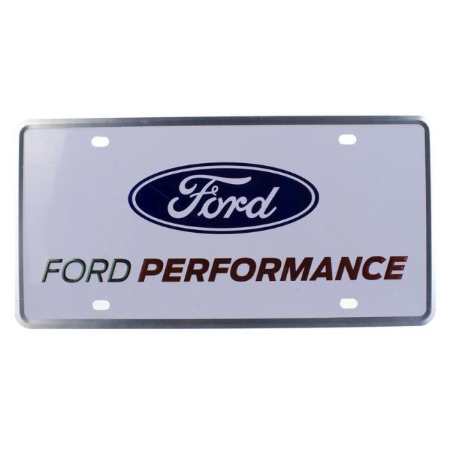 Ford Racing M-1828-FPONE Ford Performance License Plate-Single