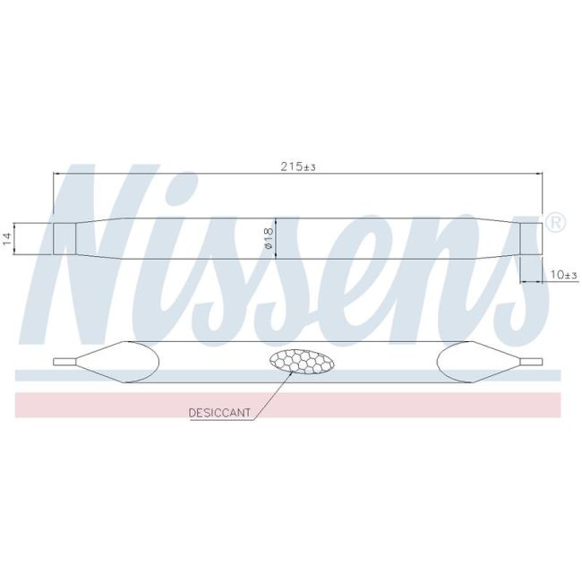 NISSENS 95771 Receiver Drier