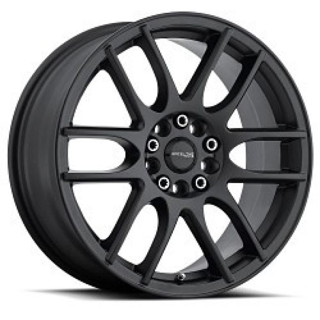 RACELINE 141B Mystique Black Wheel 15X7 5X100 72.62 40