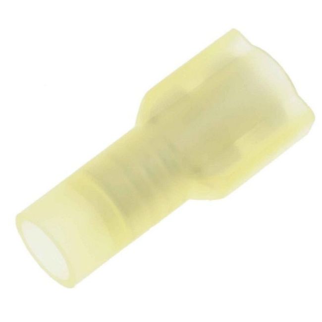 DORMAN 638-267 12-10  Gauge Female Slide Disconnect Terminal, .250 In., Yellow