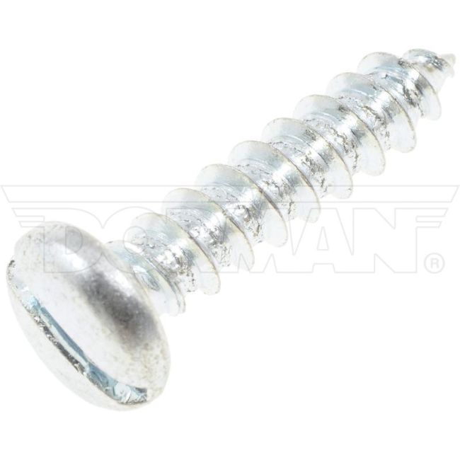 DORMAN 851-124 Sheet Metal Screw-Slotted Pan Head-No. 12 x 1 In.