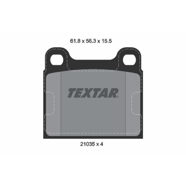 TEXTAR 2103501 Brake Pad Set
