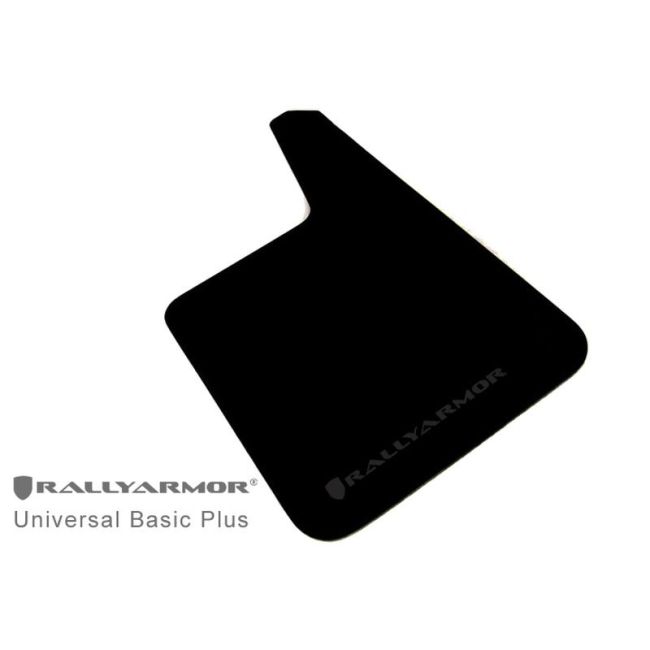 Rally Armor MF20-BAS-BLK Black Mud Flap/Black Logo