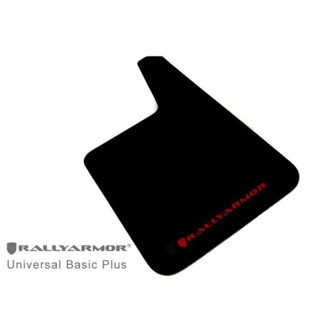 Rally Armor MF20-BAS-BLK Black Mud Flap/Black Logo