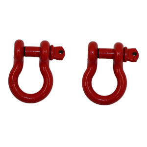 Fishbone Offroad FB21038 Red 3/4 in. D-Ring Set FB21038