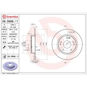 Brembo 08.D698.11