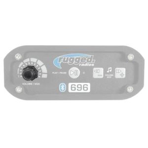 Rugged Radios KNOBS-RRP696 Replacement Volume and VOX Knob Set for 696 696 Plus and STX Intercoms