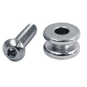 Mustang Motorcycle 78146 Mustang 1/4-20x1 inch BTN HD and Spool Washer