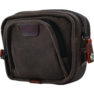 Burly Brand B15-1012D Handlebar Bag - Dark Oak