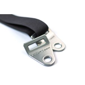 Giant Loop SA23 Anchor Strap Kit for Snowmobile/Snow Bike/ATV/UTV/4x4 - Black/Aluminum