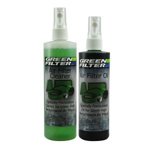 Green Filter USA 2000 Cleaner and Synthetic Oil Kit; 12oz. Cleaner; 8oz. Oil (Green)