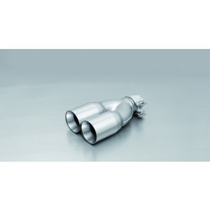 Remus 0007 04G 2005 Seat Toledo 1.6L 76mm Straight Cut Chromed Tail Pipe (Single)