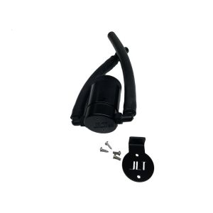 J&L 99-04 Ford Lightning Driver Side Oil Separator 3.0 - Black Anodized