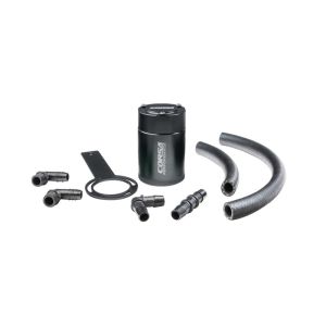Corsa Performance CC0004 CORSA Performance 3 oz. aluminum oil catch can with mounting bracket