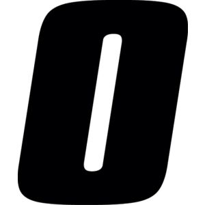 Hardline DD43B-0 Dirt Digits 3pk 4 in. - High Gloss Number 0 - Black
