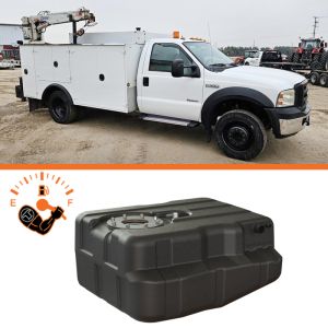 Titan Fuel Tanks 8020099 99-10 Ford F-350/F-450 Narrow Frame 40 Gallon After-Axle Utility Fuel Tank