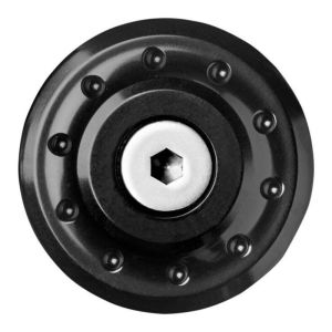 Roland Sands Design 0208-2141-B BMW Radial Bar Ends - Black Ano