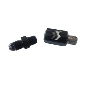 Snow Performance SNO-809-BRD Low Profile Water-Methanol Nozzle Holder 4AN Elbow