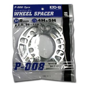 Project Kics W008UP 8MM Universal Spacers (2 Pk)