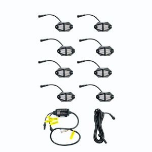 Whip It 25-800 Led Rock Light 8 Pod