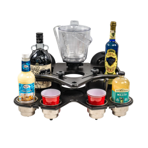 SeaSucker MC5348B Double Decker Party Barge Portable Bar - Black
