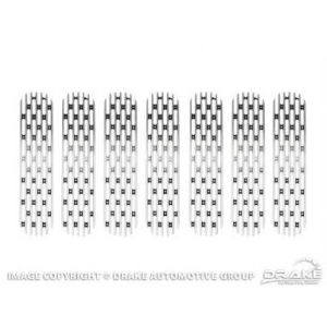 DV8 Offroad 2007-2018 Jeep JK Polished Grille Inserts