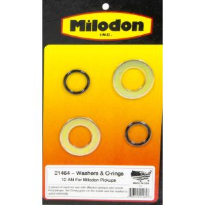 MILODON MIL21464 -12an Large Washers & O-Rings (2-Each)