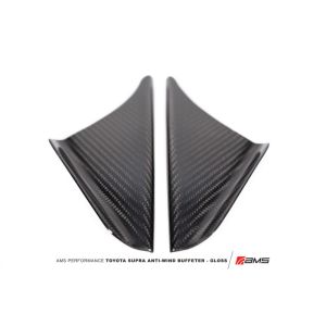 AMS AMS.38.06.0002-1 Performance 2020+ Toyota GR Supra Anti-Wind Buffeting Kit - Gloss Carbon