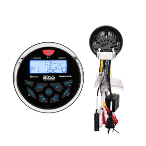 BOSS Audio Systems Marine Gauge Receiver / Bluetooth / No CD / USB / AM FM
